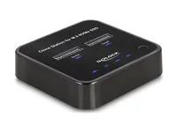 Dokovací stanice SSD - oddílů: 2 - M.2 - M.2 NVMe Card - USB 3.2 (Gen 2) - černá