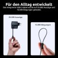 INTENSO W65ACIC GaN, USB-A/C, Nabíječka, 65W, černý
