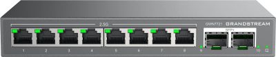 Grandstream GWN7721 L2 Lite managed switch, 8x 2.5GbE RJ45, 2x 10G SFP+