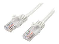 7m White Snagless Cat5e Patch Cable - 45PAT7MWH