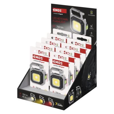 Cob led nabíjecí přívěšková svítilna 750 lm