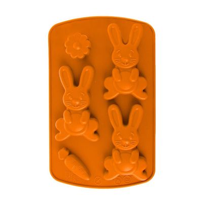 Forma na pečení zajíčků ORION 21x13,5x1,5cm Orange