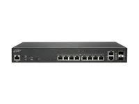 Přepínač - řízený - 10 x 10/100/1000 (PoE+) + 2 x gigabitů SFP - desktop - PoE+ (130 W)