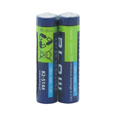 Baterie AAA (LR03) alkalická BLOW Super Alkaline 2ks / shrink