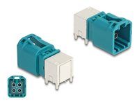 Mini FAKRA Z plug quad angled B-Type PCB