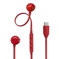 JBL Tune 305 USB-C, Sluchátka, červená