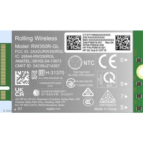 HP 5G Solution WWAN