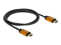 HDMI kabel - HDMI s piny (male) do HDMI s piny (male) - 1.5 m - trojnásobně stíněný - černá, zlatá - podpora 8K