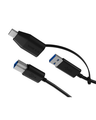 RAIDSONIC Propojovací kabel z USB 3.2 Type-C + A