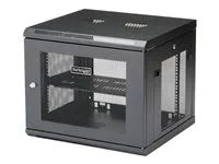 4-Post Adjustable Depth (2"" to 19"") Network Equipment Enclosure with Cable Management (RK920WALM)" - Rozvaděčová skříň - montáž na stěnu - černá - 9U