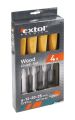 Dláta EXTOL PREMIUM 8812420 4 ks