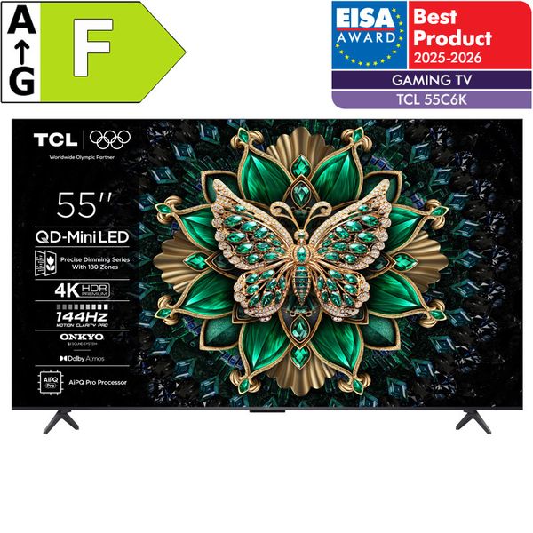 TCL C6K Premium QD-MiniLED Smart TV 55" 4K (55C6K)