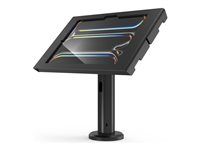 Montážní sada (kryt, stojan) - odkrytá přední/zadní kamera a senzory - pro tablet - uzamykatelný - kov - černá - velikost obrazovky: 11" - pro Apple 11-inch iPad Pro (M4)