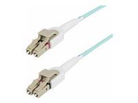Startech 5m (15ft) LC to LC (UPC) OM4 Switchable Fiber Optic Cable 50/125µm, 100G Networks, Toolless Polarity Switching, Low Insertion Loss - LSZH Fiber Patch Cord (450FBLCLC5SW) - Patch kabel - LC/UPC multi-mode (M) do LC/UPC multi-mode (M) - 5 m - 5 m - 2.9 mm - optické vlákno - duplex - 50 / 125 mikron - OM3/OM4 - neobsahuje halogen, až 100 Gbps rychlost prenosu dat - vode - barva