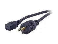 Elektrický kabel - IEC 60320 C19 do NEMA L6-20 (M) - 3.7 m - černá - pro P/N: SRT10KRMXLT-A, SRT5KRMXLT-5KTF-A, SRT5KRMXLT-A, SRT6KRMXLT-A, SRT8KRMXLT-A, SRT8KXLJ