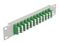 10  Fiber Optic Patch Panel 12 Port LC Q