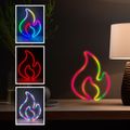MANTA RGB FLAME, LED Neon plexi dekorace