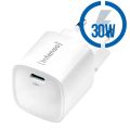 INTENSO W30C2, 1x USB-C, Nabíjačka, 30W, biela