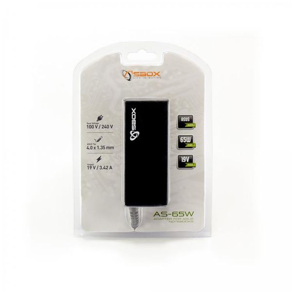 SBOX AS-65W, Adaptér pro notebooky ASUS 65W