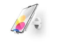 Montážní sada (výklopné uchycení na stěnu) - pro tablet - univerzální, přilnavý - hliník - bílá - velikost obrazovky: 7"-13"