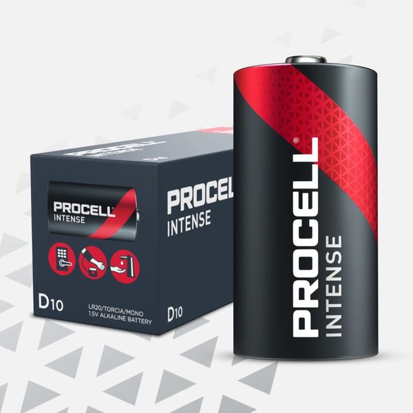 DURACELL PROCELL, Industrial Baterie, LR20 10ks