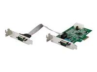 Full/Low-Profile (PEX2S953LP) - Sériový adaptér - PCI Express x1 nízký profil - RS-232 x 2