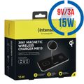 INTENSO MB13, 3v1 Bezdrátová (Qi) nabíječka 15W