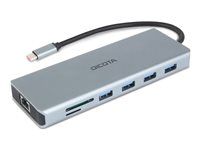 Dokovací stanice - USB-C - DP, HDMI - 1GbE
