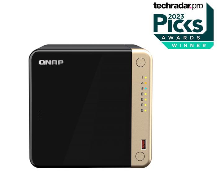 QNAP TS-464-8G (4core 2,9GHz, 8GB RAM, 4xSATA, 2x M.2 NVMe slot, 1xPCIe, 1xHDMI 4K, 2x2,5GbE, 4xUSB)