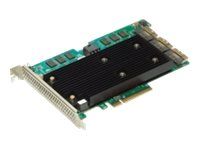 Řadič úložiště (RAID) - 24 Kanál - SATA 6Gb/s / SAS 24Gb/s / PCIe 4.0 (NVMe) - RAID 0, 1, 10, 5, 50, 6, 60 - PCIe 4.0 x8
