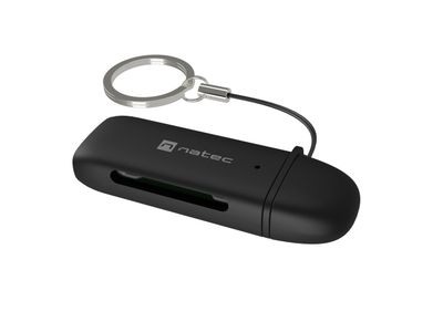 Čtečka karet Natec SCARAB C SD/MICRO SD USB 3.2 GEN 1, Černá