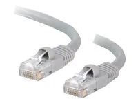 Patch kabel - RJ-45 (M) do RJ-45 (M) - 2 m - UTP - CAT 5e - lisovaný, provedení bez hrbolků, licna - šedá