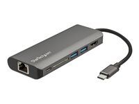 USB-C Travel Dock to 4K HDMI, 3x USB 3.0 Hub, SD/SDHC, GbE, 60W PD 3.0 Pass-Through - USB Type-C/Thunderbolt 3 - Upgraded Version of DKT30CSDHPD (DKT30CSDHPD3) - Dokovací stanice - USB-C - 1GbE - pro P/N: ARMPIVOTE2, FPPNEUSTND, MONSTADQI
