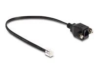 Cable RJ10 plug to RJ10 jack for install