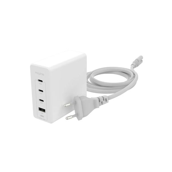 Mophie síť. adaptér GaN, USB-C/PD/HUB,120W - bílá
