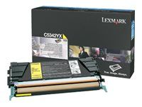 Extra vysoká výtěžnost - žlutá - originální - kazeta s barvivem LCCP - pro Lexmark C534dn, C534dtn, C534n