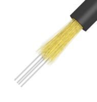 24vláken 9/125 optický kabel G.657A SM černý LSOH KDP DROP FTTx