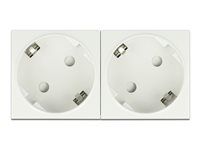 Easy 45 Grounded Power Socket with a 45°