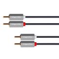 Kabel 2x Cinch konektor/2x Cinch konektor 1,8m KRUGER & MATZ KM1209 Basic
