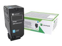 Vysoká výtěžnost - azurová - originální - kazeta s barvivem LCCP, LRP, Lexmark Corporate - pro Lexmark CX725de, CX725dhe, CX725dthe