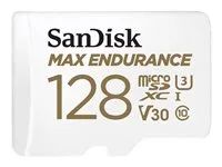 Paměťová karta flash (adaptér microSDXC na SD zahrnuto) - 128 GB - Video Class V30 / UHS-I U3 / Class10 - microSDXC UHS-I