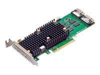 Řadič úložiště (RAID) - 16 Kanál - SATA 6Gb/s / SAS 24Gb/s / PCIe 4.0 (NVMe) - RAID 0, 1, 10, 5, 50, 6, 60 - PCIe 4.0 x8