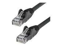 Category 6 - 24AWG (N6LPATCH50CMBK) - Patch kabel - RJ-45 (M) do RJ-45 (M) - 50 cm - 6 mm - UTP - CAT 6 - provedení bez hrbolků - černá