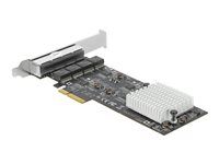 Síťový adaptér - PCIe 2.1 x4 - 10M/100M/1G/2.5 Gigabit Ethernet x 4