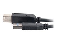 M/M - Kabel USB - USB typ A (M) do USB Type B (M) - USB 3.0 - 3 m - černá