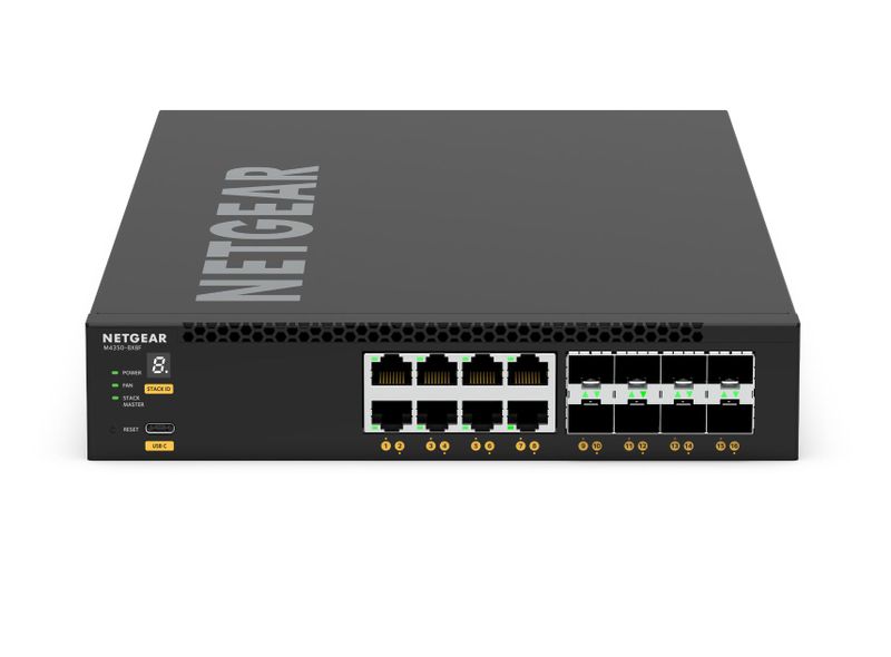 Netgear M4350-8X8F managed switch