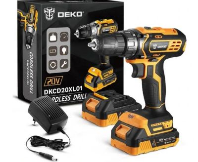 Akumulátorová vrtačka Deko Tools DKCD20XL01-H10S2 20V