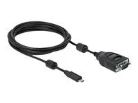 Sériový adaptér - USB-C - RS-232 x 1 - černá