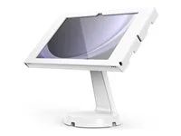 Montážní sada (kryt, stojan) - pro tablet - uzamykatelný - kovový rám - bílá - velikost obrazovky: 11" - na stůl, montáž na stěnu - pro Samsung Galaxy Tab A9+