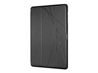 Pouzdro s klopou pro tablet - termoplastický polyuretan (TPU) - černá - 12.4" - pro Samsung Galaxy Tab S10+, Tab S7 FE, Tab S7+, Tab S8+, Tab S9 FE+, Tab S9+